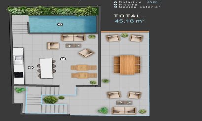 Nouvelle construction - Attique - Torrevieja - Centro