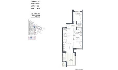 New Build - Apartment / flat - Los Alcazares - Serena Golf