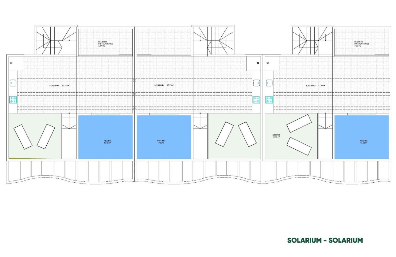 New Build - Bungalow - Pilar de la Horadada - parques de Andromeda