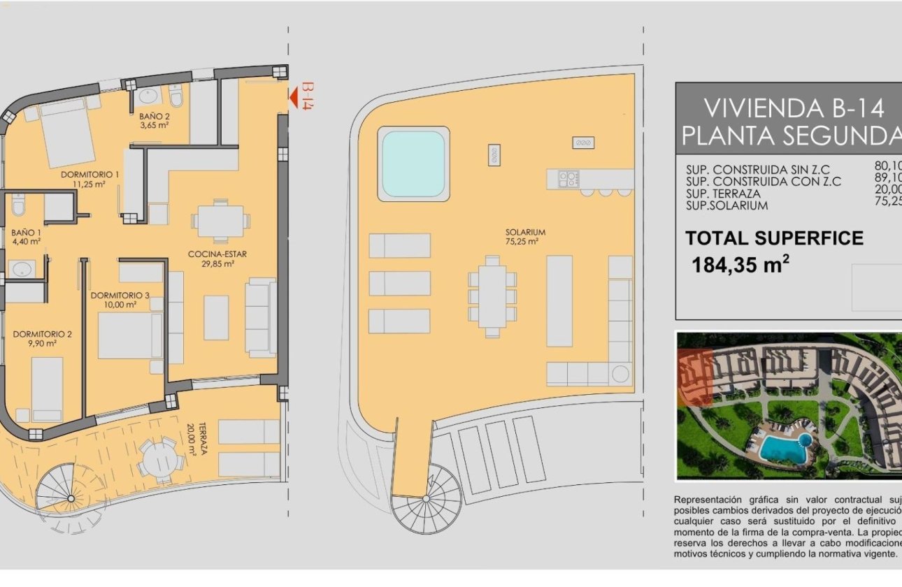New Build - Penthouse - Los Alcazares - Serena Golf