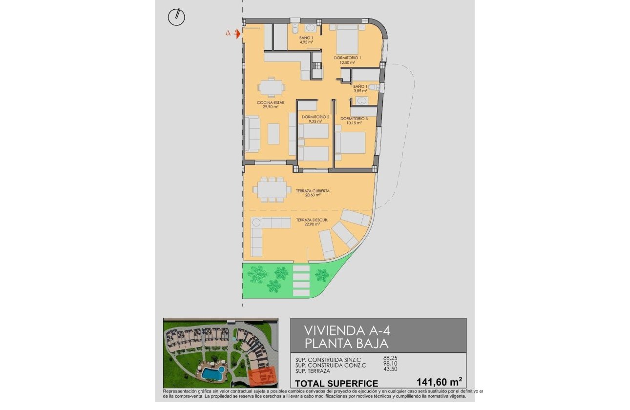 New Build - Apartment / flat - Los Alcazares - Serena Golf