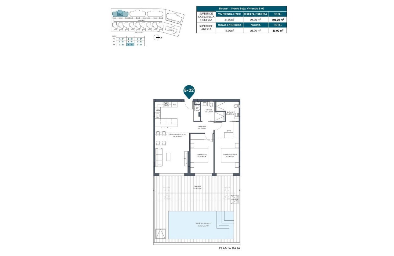 New Build - Apartment / flat - Los Alcazares - Serena Golf