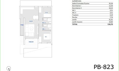 New Build - Bungalow - San Miguel de Salinas - Pueblo