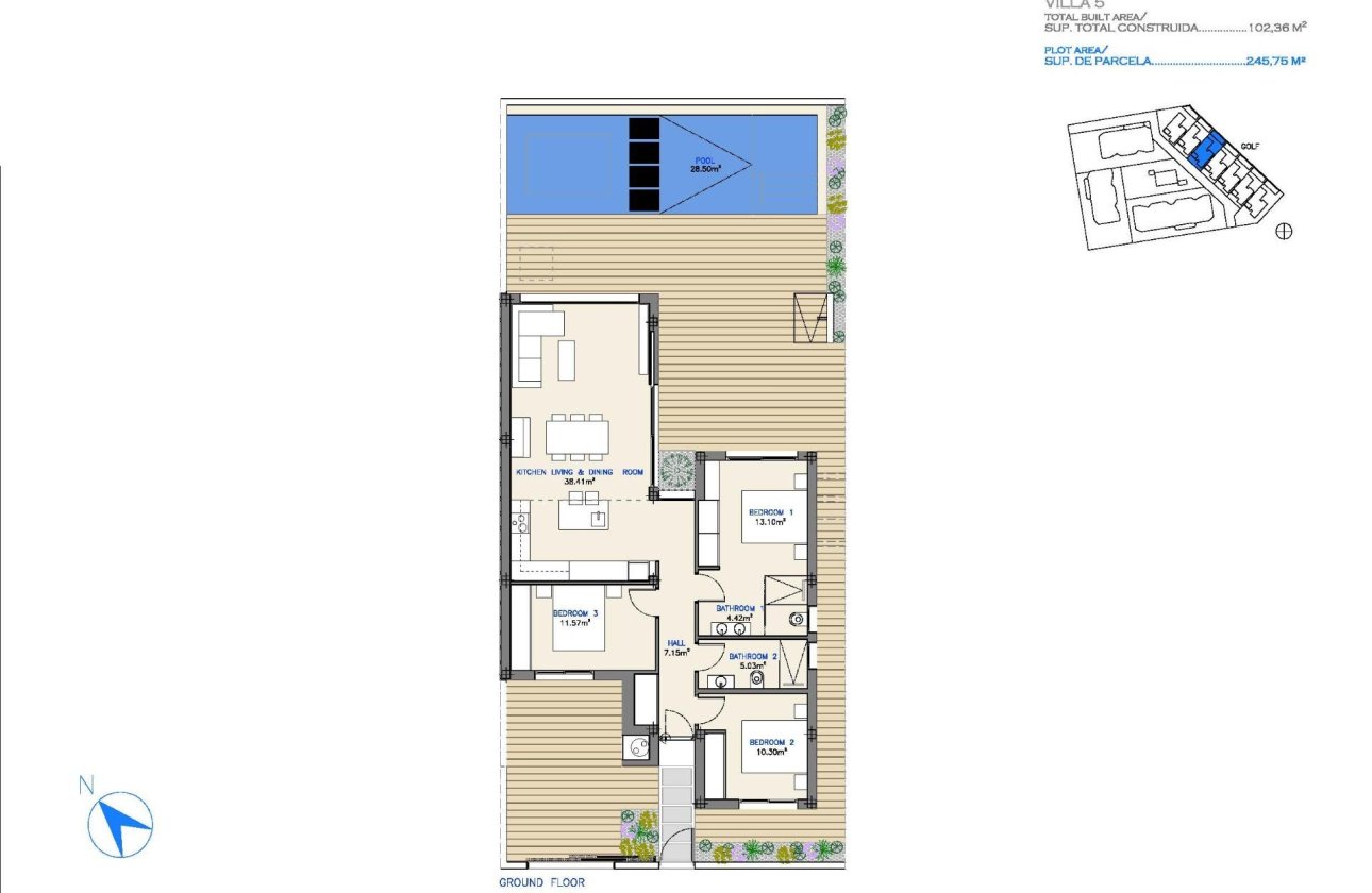 Nouvelle construction - Villa - Los Alcazares - Serena Golf