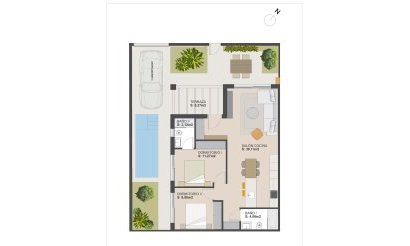 Nouvelle construction - Maison de ville - Torre Pacheco - El Alba