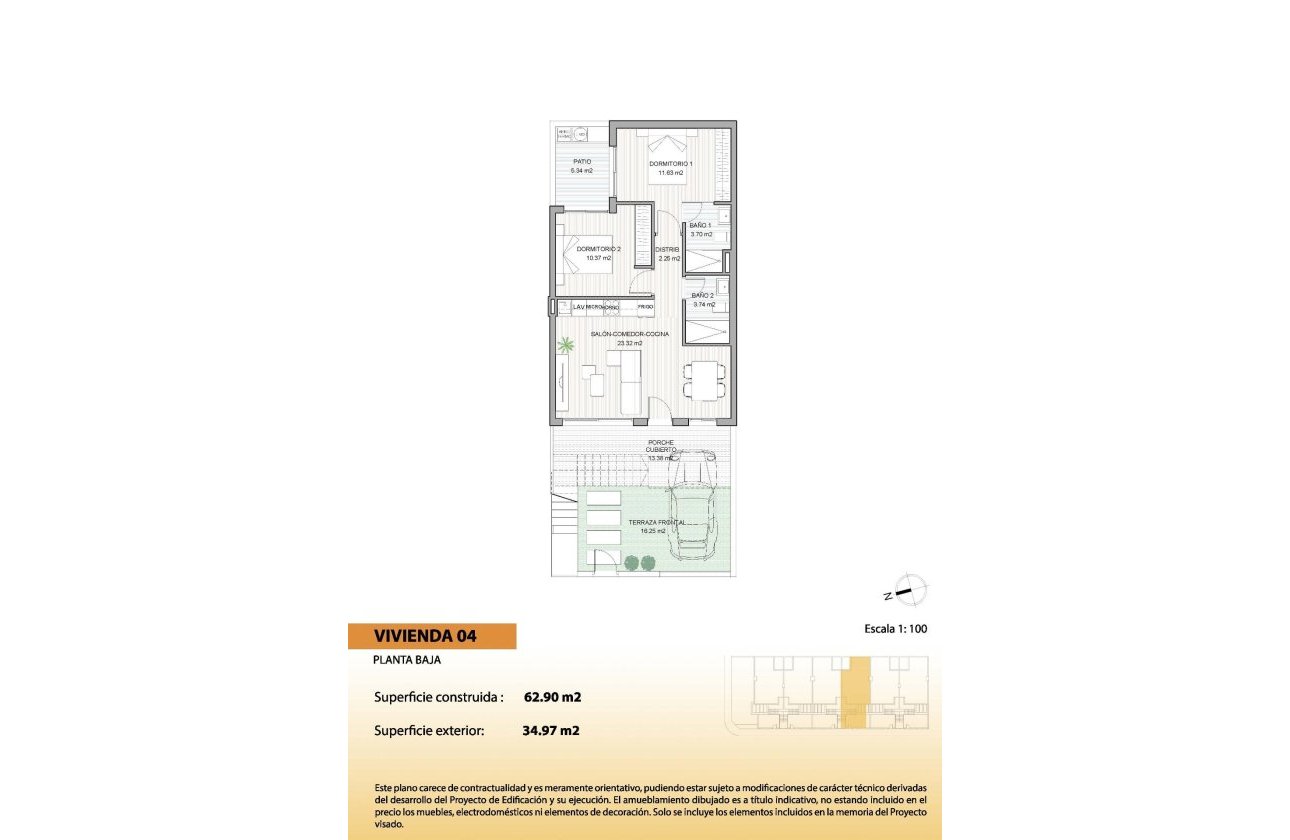 New Build - Bungalow - San Pedro del Pinatar - El Salero