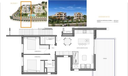 New Build - Apartment / flat - Fuente Álamo - Hacienda del Alamo
