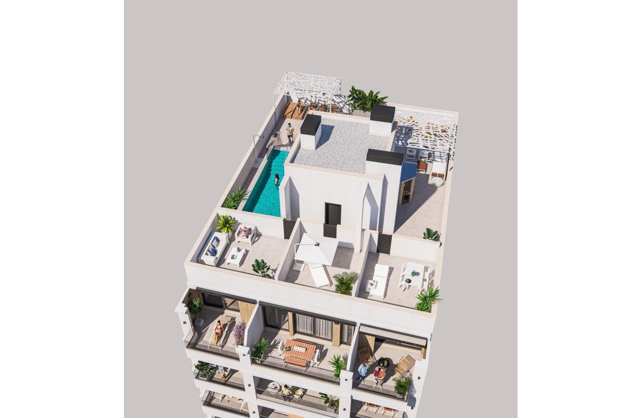 New Build - Apartment / flat - Torrevieja - Playa de El Cura