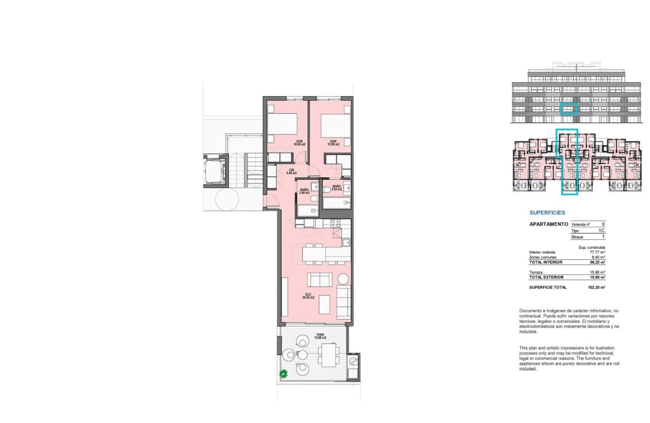 New Build - Apartment / flat - Torre Pacheco - Santa Rosalia Lake and Life Resort