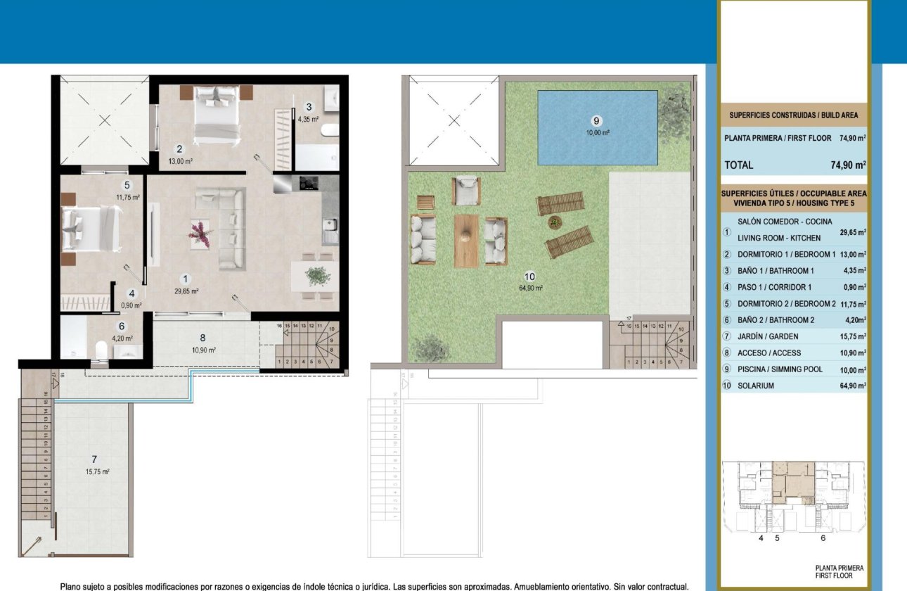 New Build - Bungalow - San Pedro del Pinatar - Lo Pagan