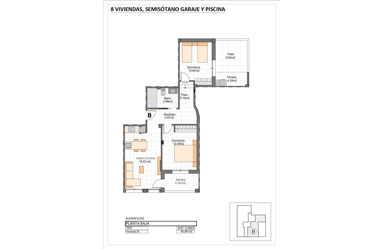 Nouvelle construction - Appartement - San Pedro del Pinatar - Lo Pagan