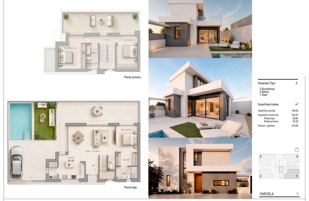 New Build - Villa - Pilar de la Horadada - pueblo