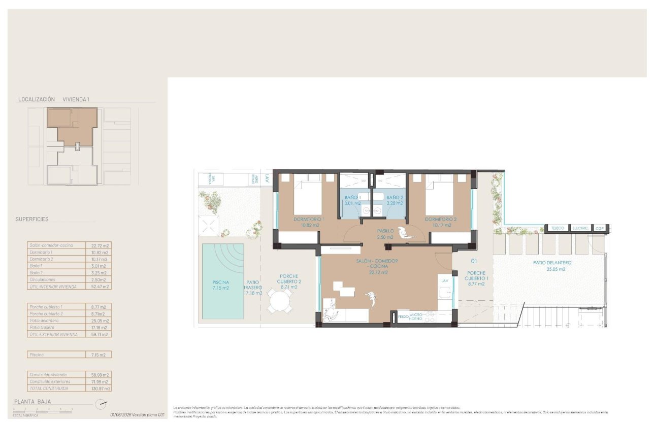 Nouvelle construction - Bungalow - San Pedro del Pinatar - Molino de Chirrete