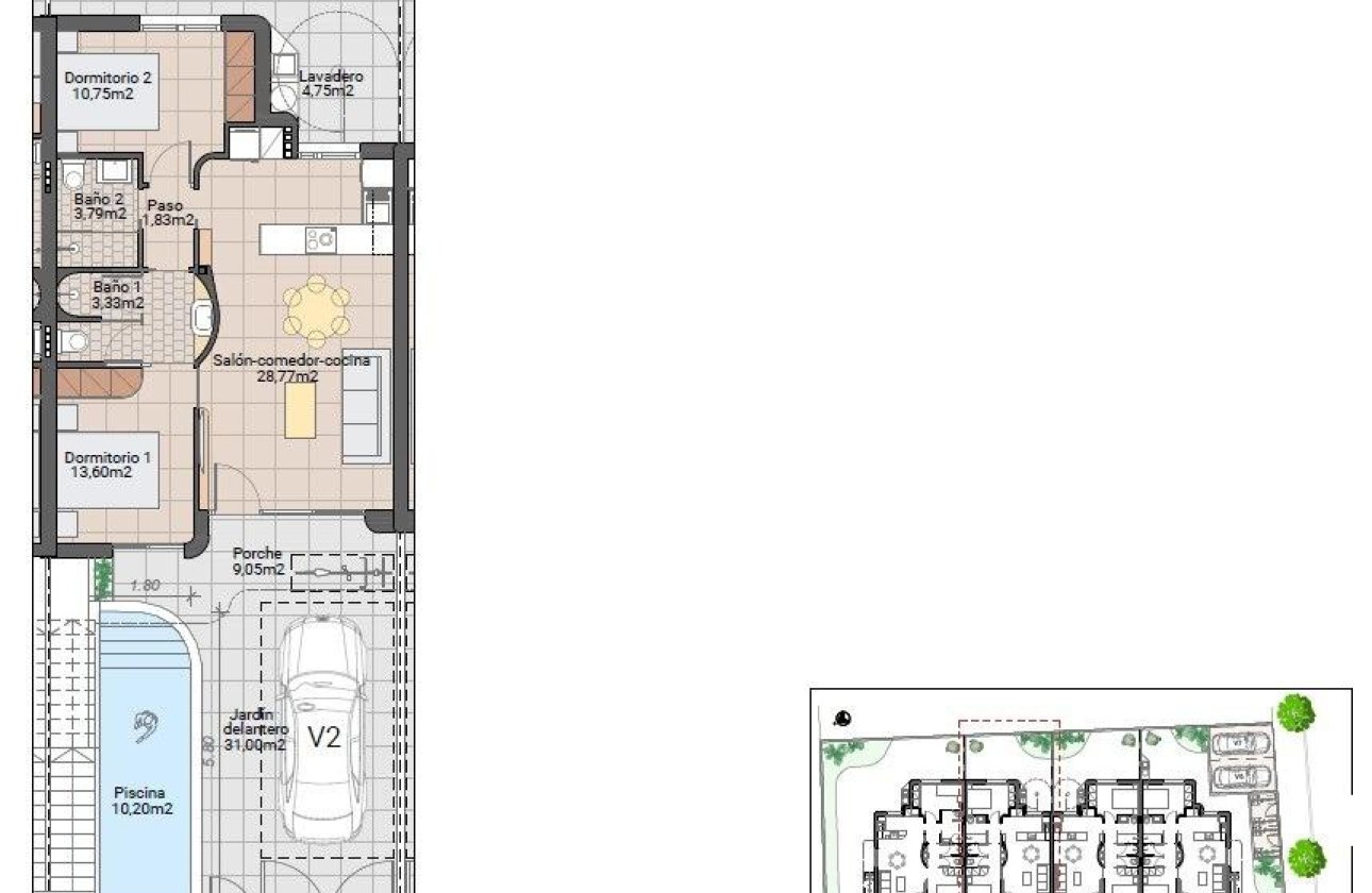 Nouvelle construction - Bungalow - Pilar de la Horadada - pueblo