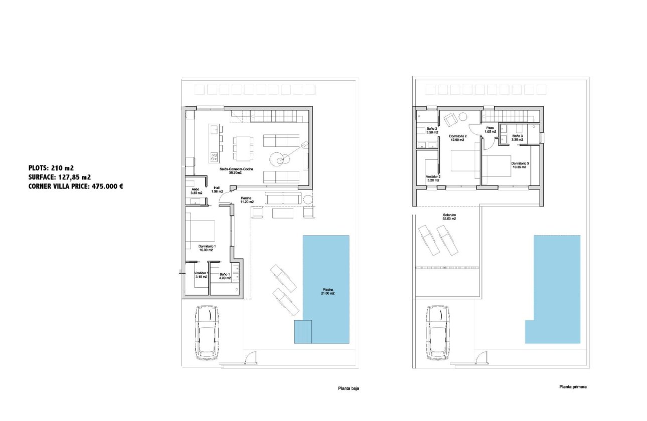 New Build - Villa - San Javier - Parque de los leones