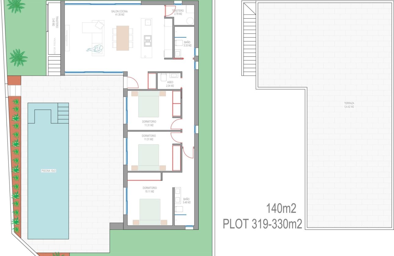 New Build - Villa - San Javier - Parque del doce