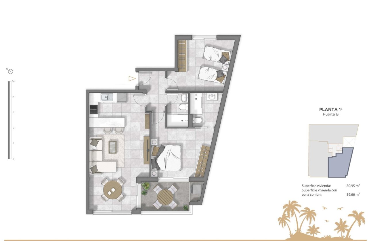Nouvelle construction - Appartement - Guardamar del Segura - Pueblo