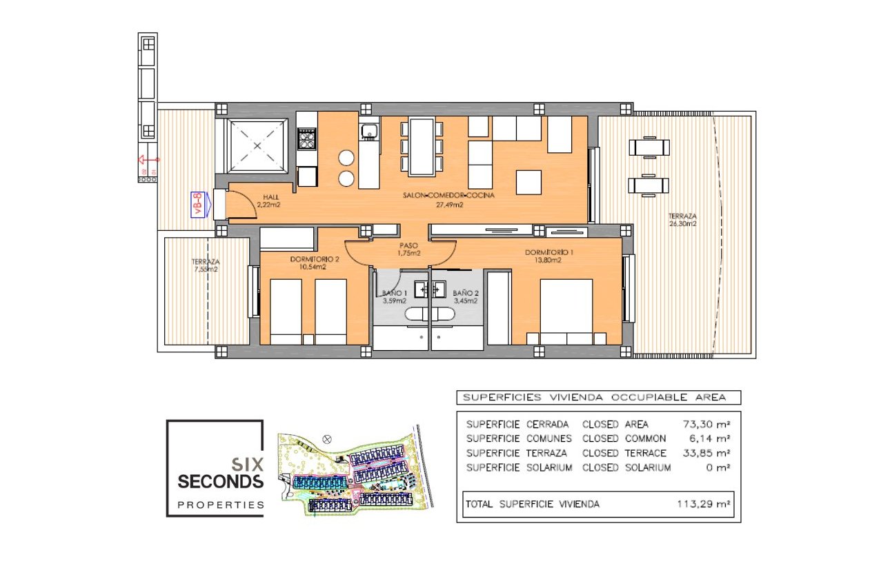 Resale - Apartment / flat - Orihuela Costa - Playa Flamenca