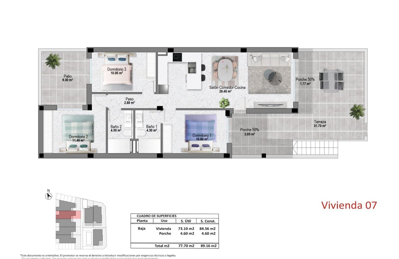 New Build - Bungalow - Pilar de la Horadada - pueblo