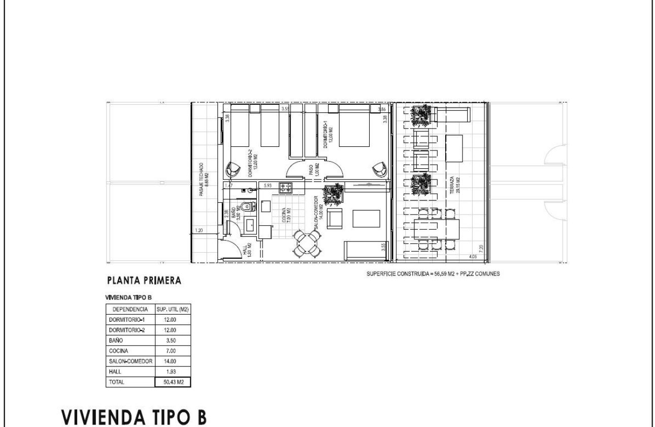 New Build - Apartment / flat - Vera - Vera Playa