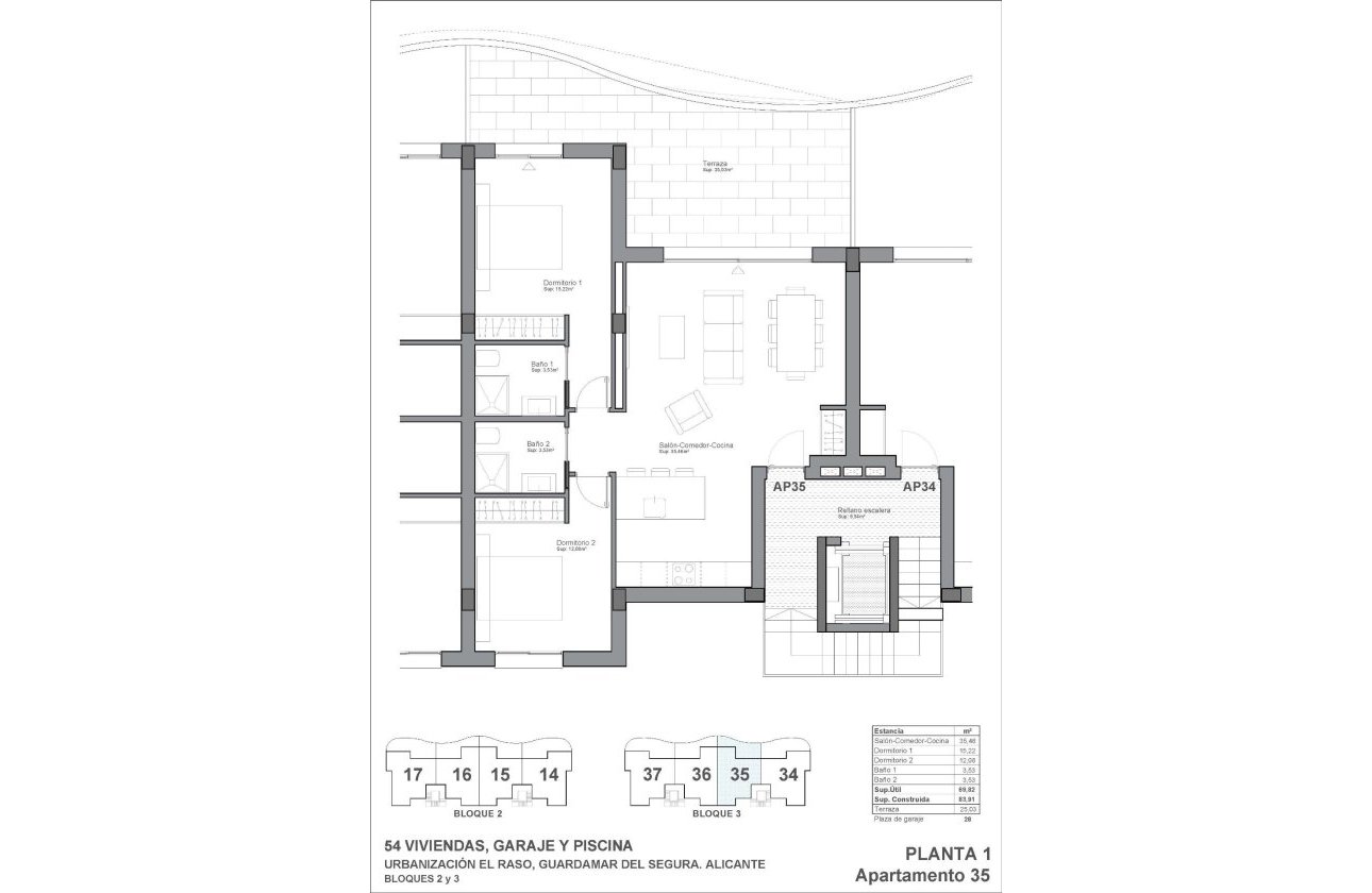 Obra nueva - Apartamento / piso - Guardamar del Segura - El Raso
