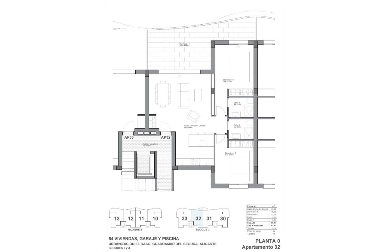 Obra nueva - Apartamento / piso - Guardamar del Segura - El Raso