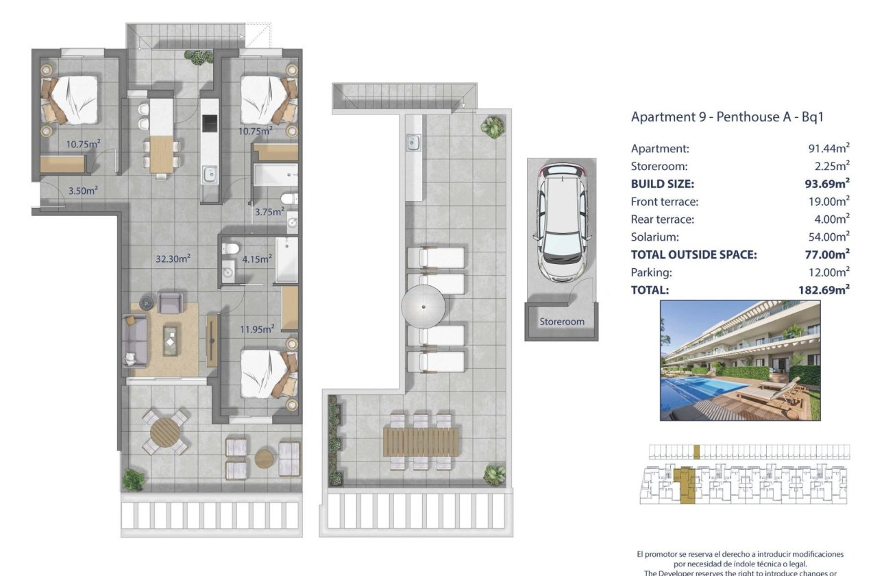 New Build - Penthouse - Los Alcazares - Los Narejos