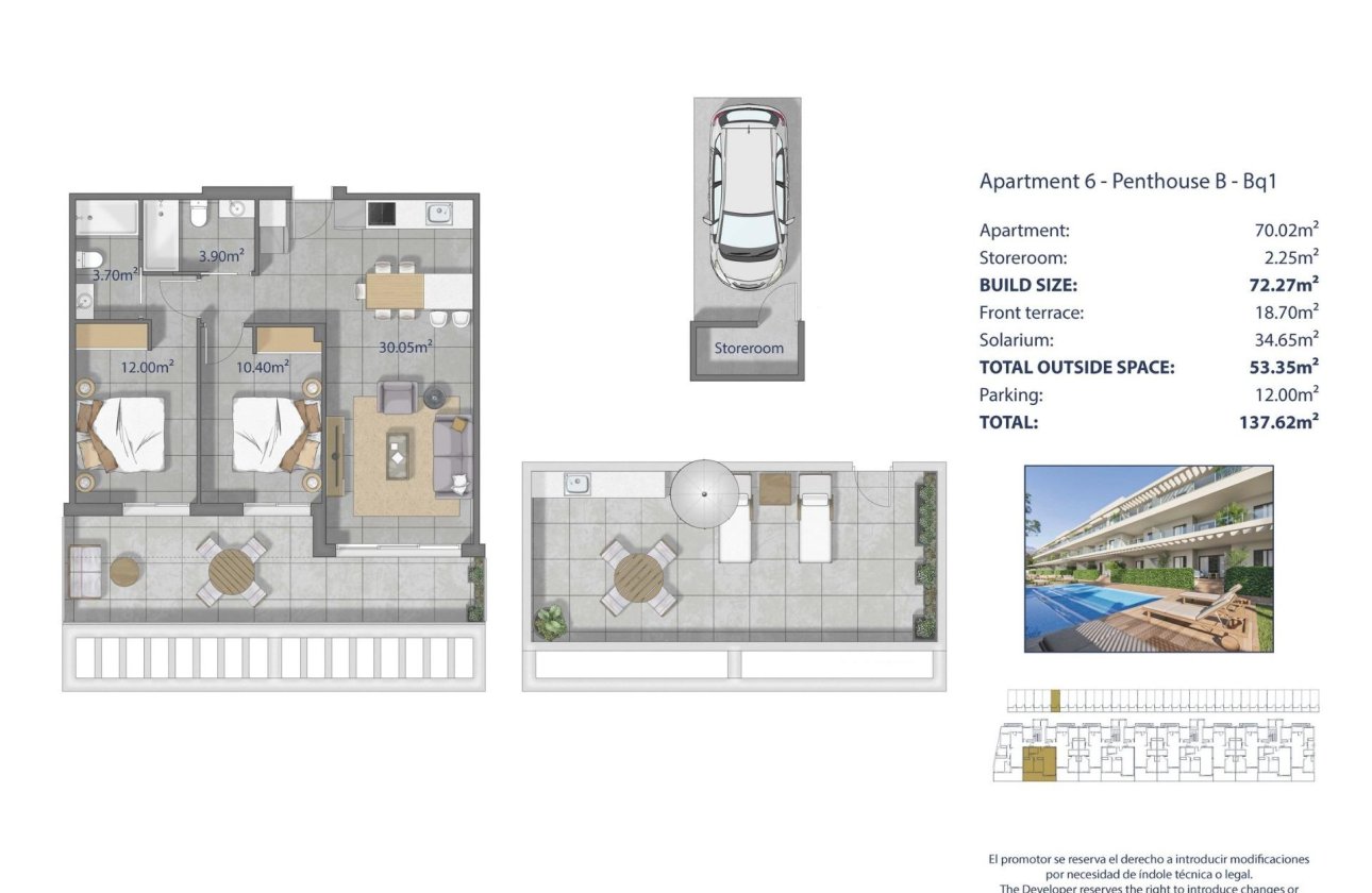New Build - Penthouse - Los Alcazares - Los Narejos