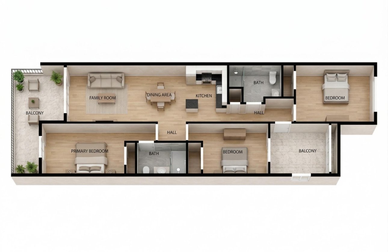 Resale - Apartment / flat - Torrevieja - Los Frutales