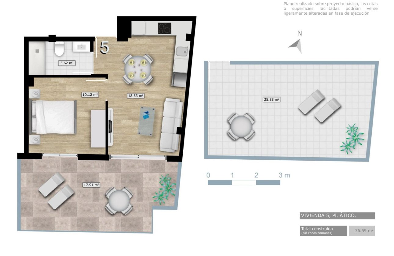 Obra nueva - Ático - Torrevieja - Centro