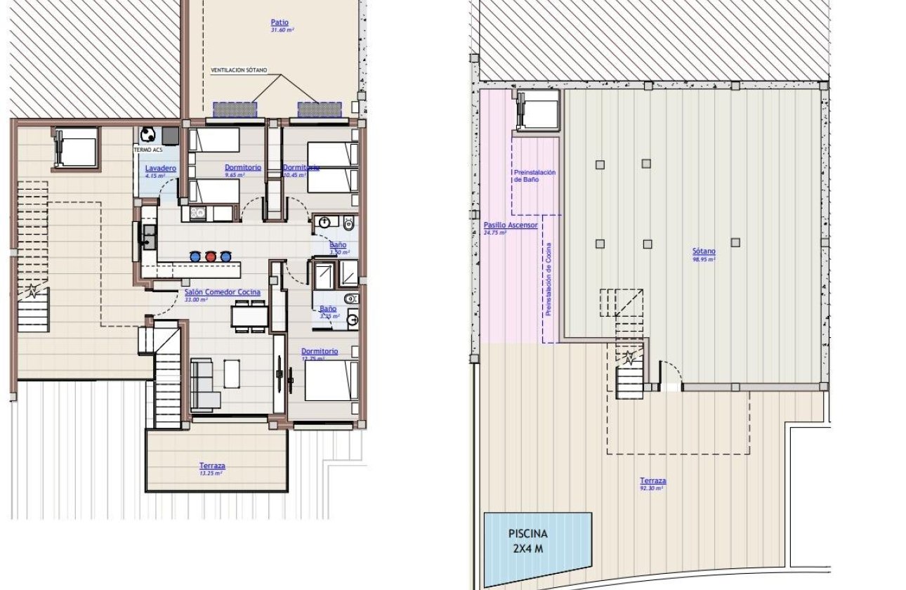 Obra nueva - Bungalow - San Miguel de Salinas - VistaBella Golf