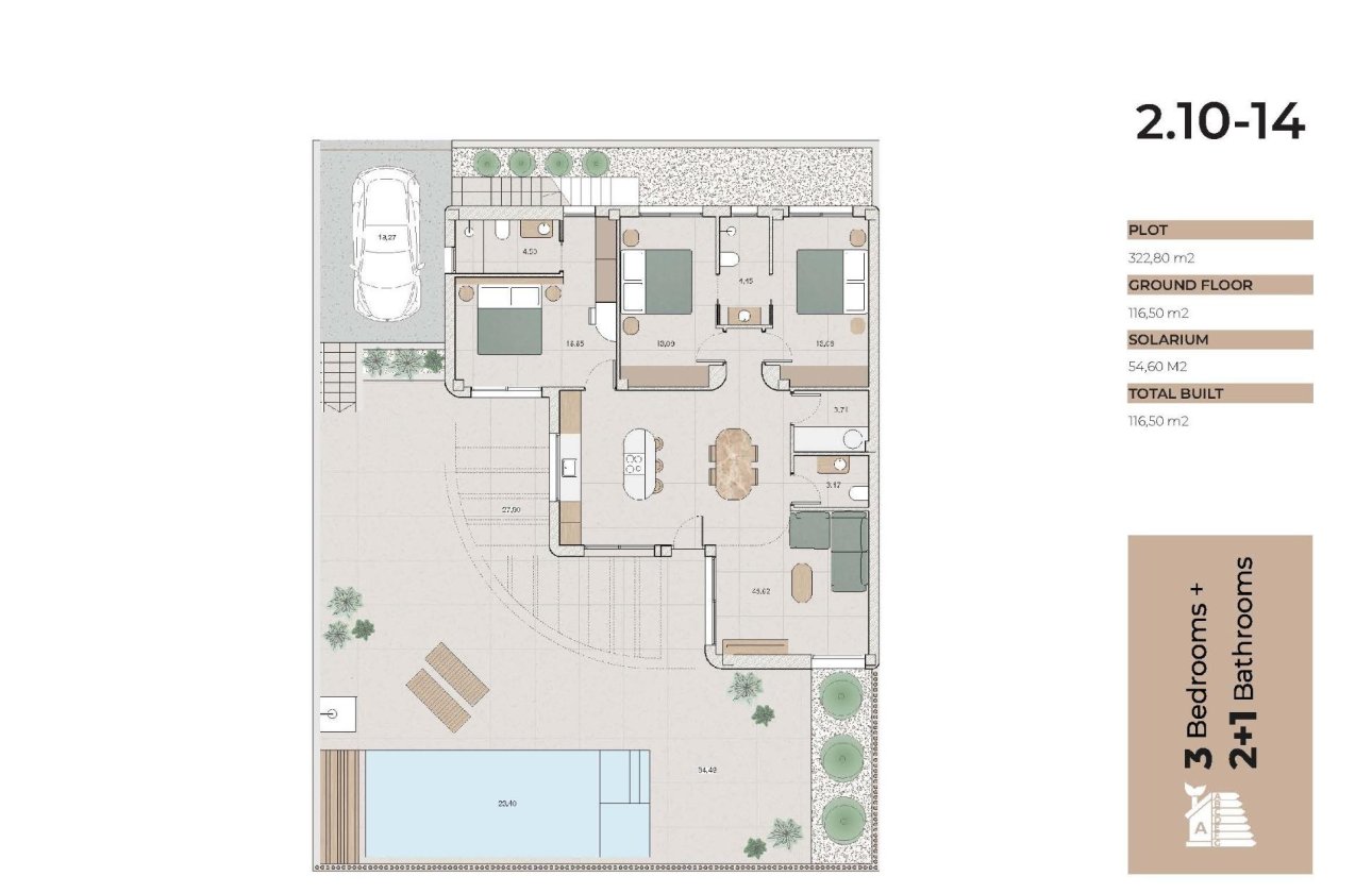 New Build - Villa - Algorfa - La Finca Golf