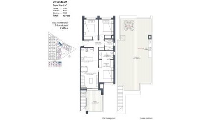 New Build - Penthouse - Los Alcazares - Serena Golf