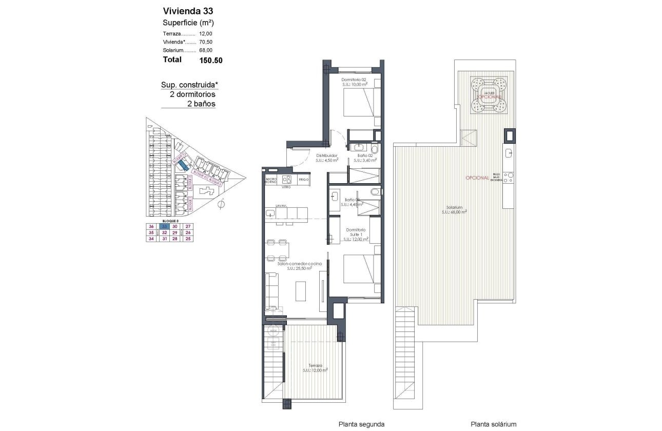 New Build - Penthouse - Los Alcazares - Serena Golf