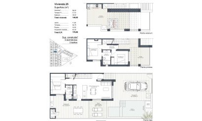 Nouvelle construction - Maison de ville - Los Alcazares - Serena Golf
