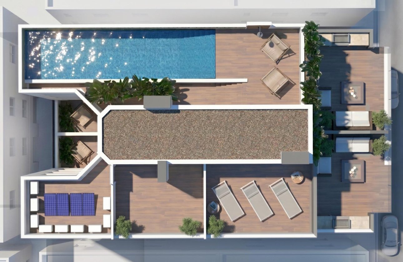 Nouvelle construction - Attique - Guardamar del Segura - Centro