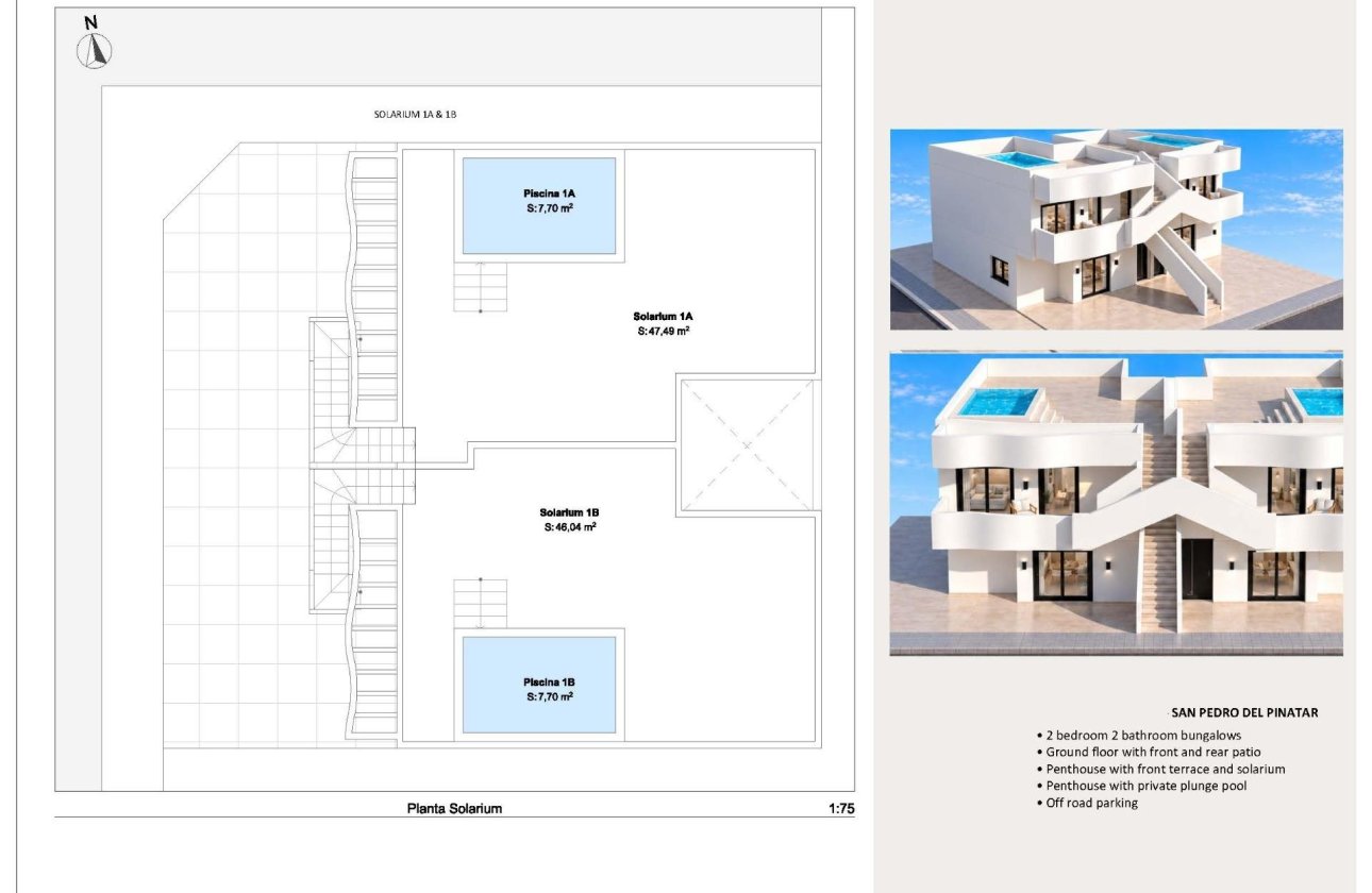 Nouvelle construction - Bungalow - San Pedro del Pinatar - Los Peñascos