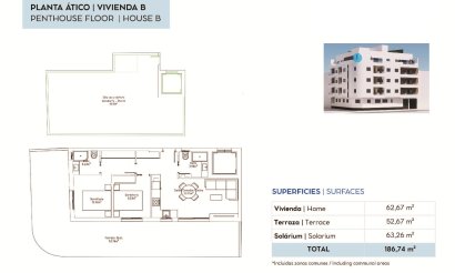 Obra nueva - Ático - Torrevieja - pueblo