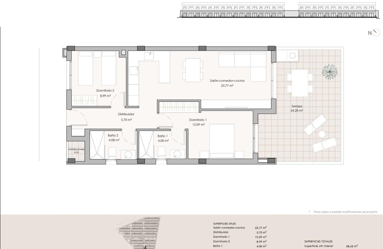 New Build - Apartment / flat - Pulpí - Aguilón Golf