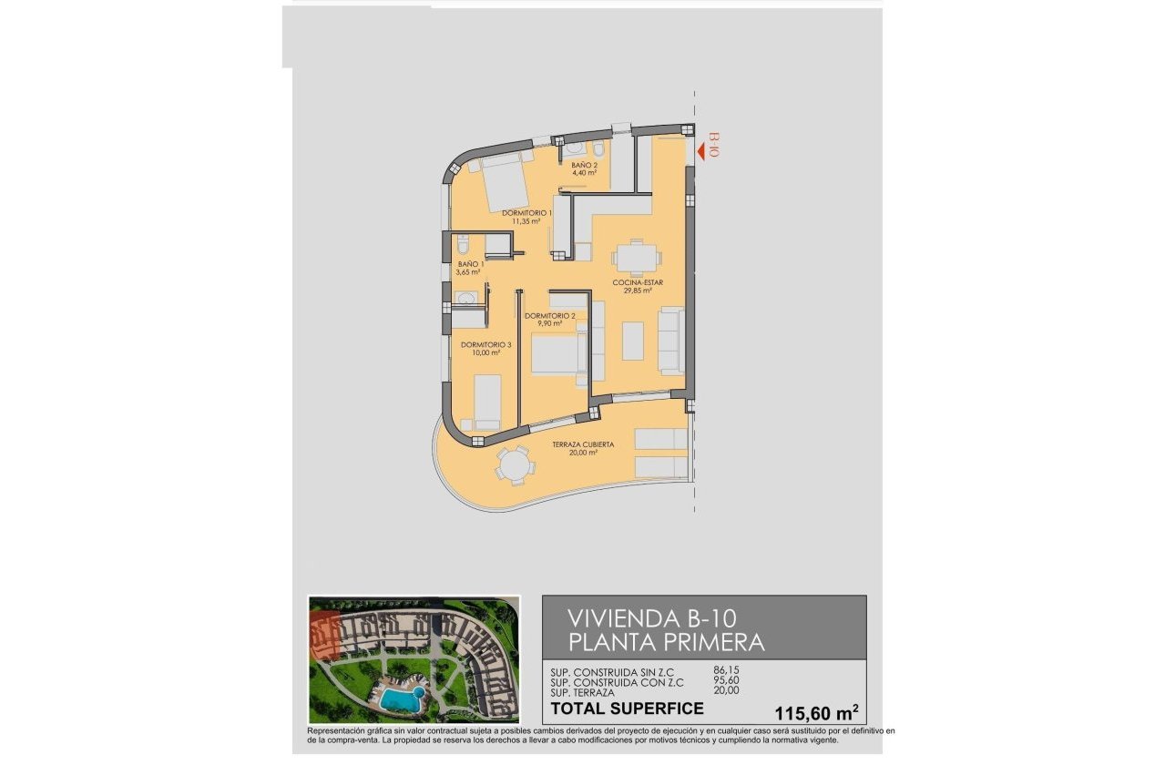 New Build - Apartment / flat - Los Alcazares - Serena Golf