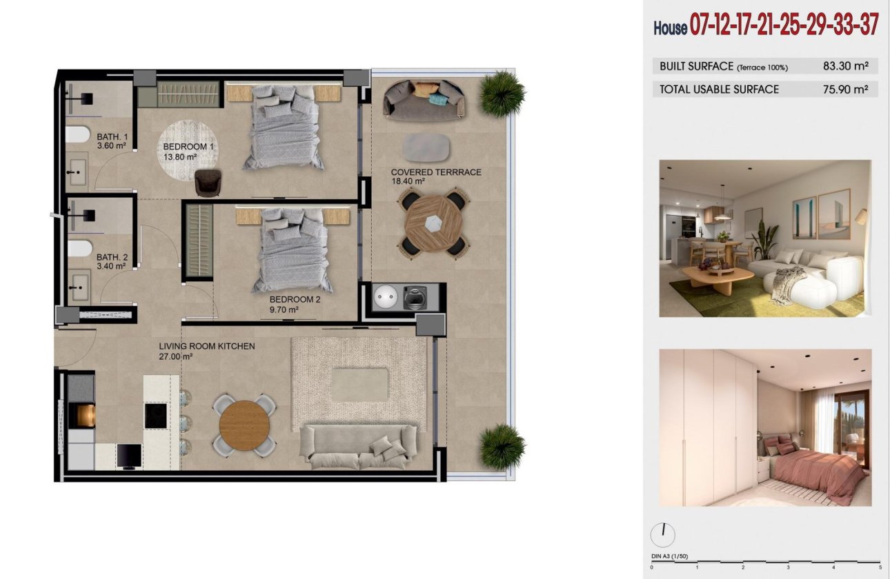 Nouvelle construction - Appartement - Guardamar del Segura - Puerto
