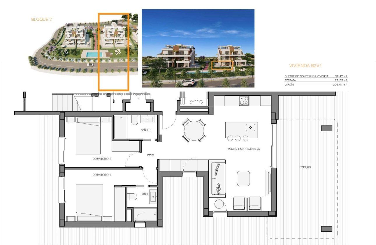 Obra nueva - Apartamento / piso - Fuente Álamo - Hacienda del Alamo