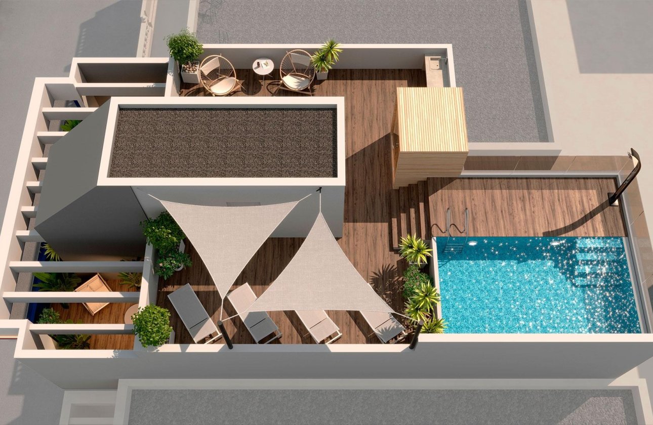 Obra nueva - Apartamento / piso - Torrevieja - Playa del Acequión