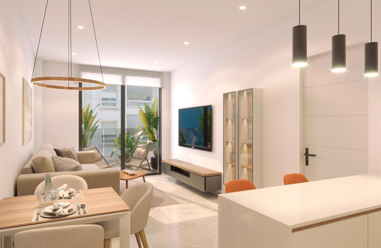 Obra nueva - Apartamento / piso - Torrevieja - Playa del Acequión