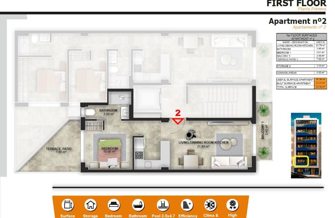Obra nueva - Apartamento / piso - Torrevieja - Playa del Acequión