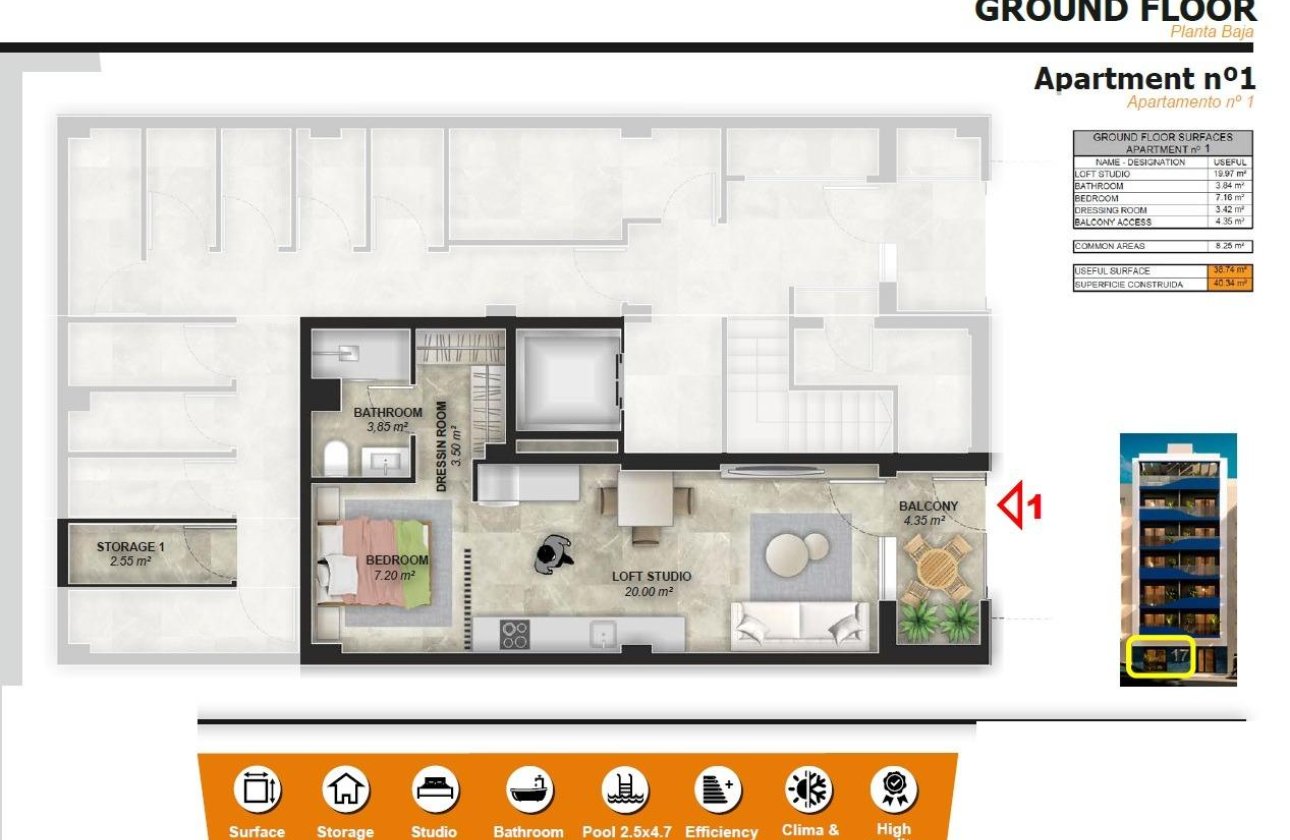 New Build - Apartment / flat - Torrevieja - Playa del Acequión