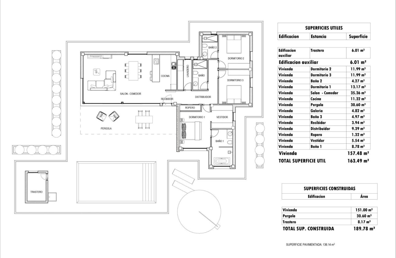 Nouvelle construction - Villa - Aspe - Poligono 19