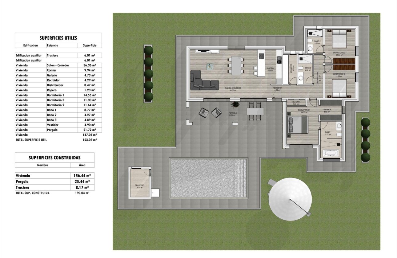 Nouvelle construction - Villa - Aspe - Poligono 19