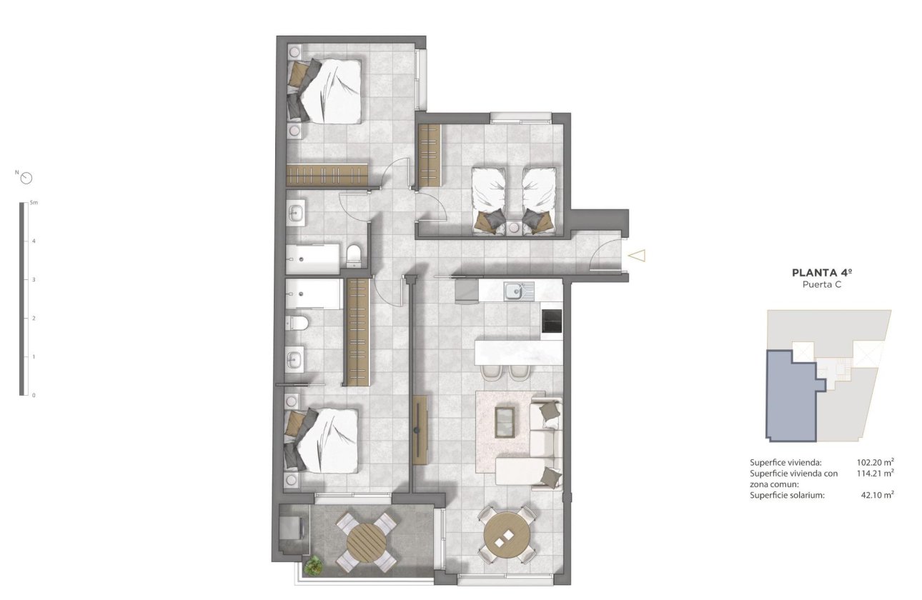 Nouvelle construction - Attique - Guardamar del Segura - Pueblo