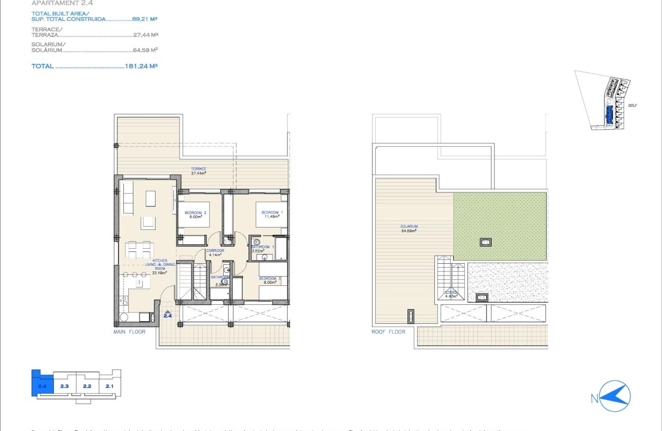 New Build - Penthouse - Los Alcazares - Serena Golf